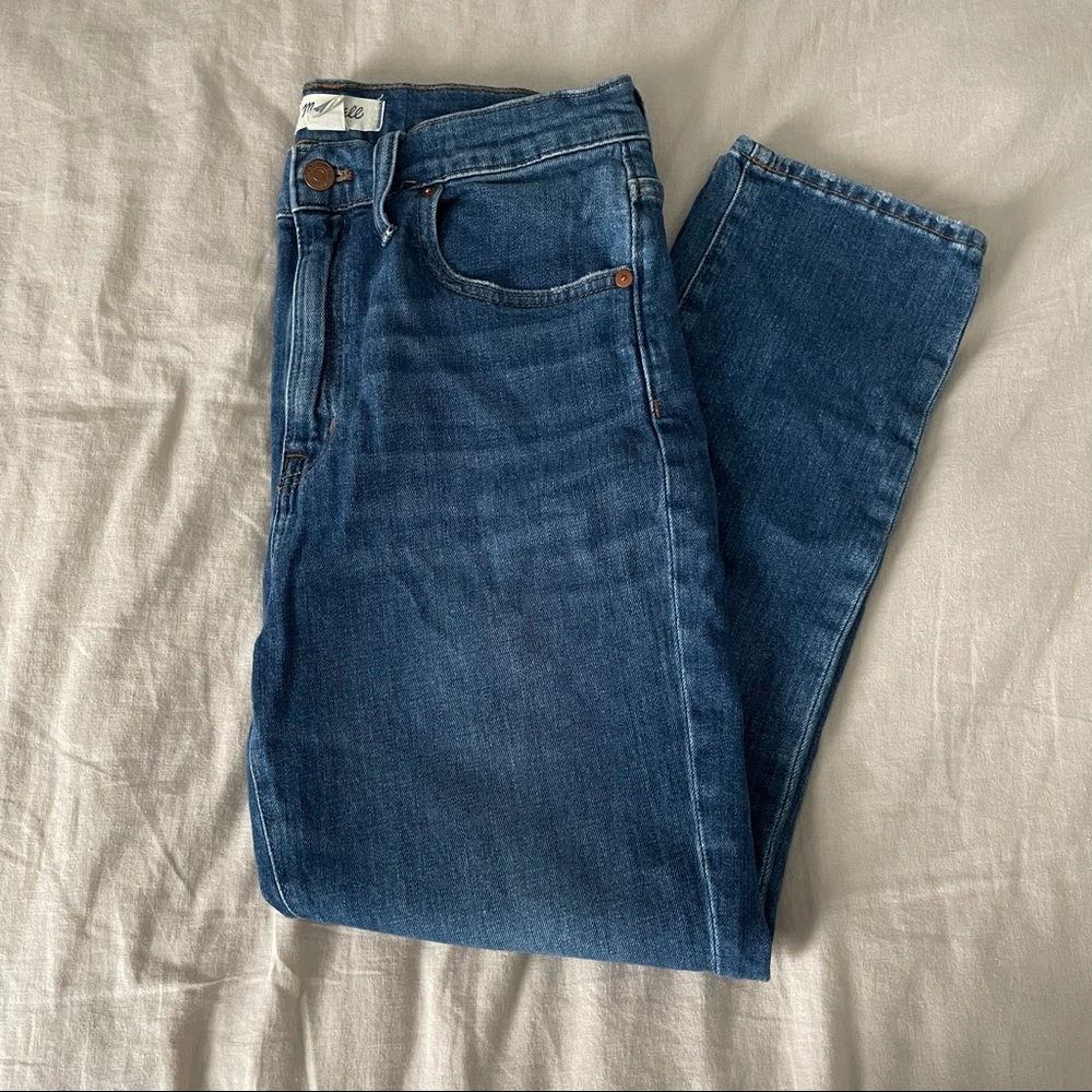 Madewell high rise slim crop boy jean 28